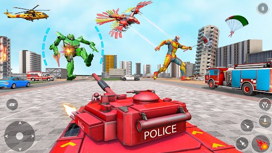 روبوت دبابات الشرطة لعبة حرب السيارات 3