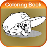 Coloring for Clifford Red Dog icon