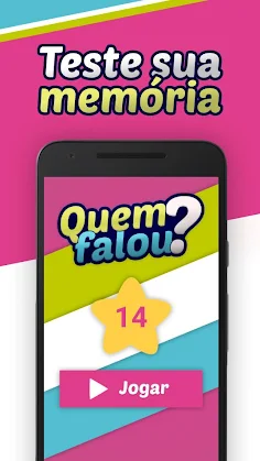 Quem Falou? - Quiz - Screenshot 1