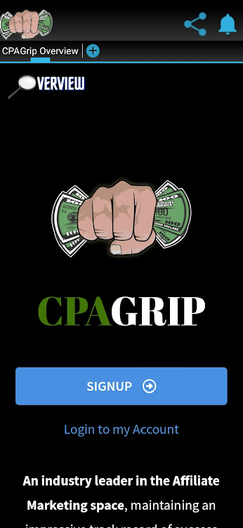 CPAGrip Overview - 9.8 - (Android)