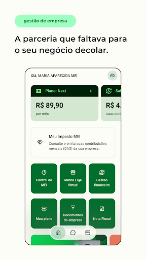 Android application PJMEI - Gestão de bolsos screenshort