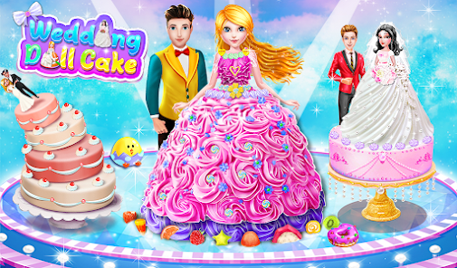 Doll cake decorating Cake Game screenshots 1
