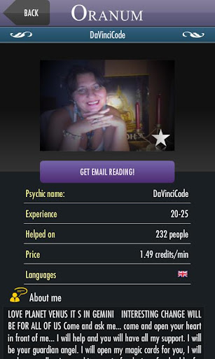 Oranum - Live Esoteric Chat Screenshot 4 - AppWisp.com