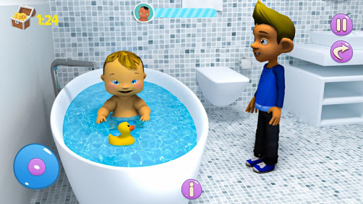 Real Mother Baby Games 3D: Virtual Family Sim 2019 1.0.6 screenshots 1