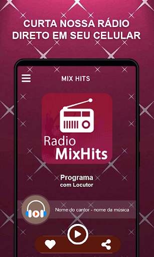 Android application Mix Hits screenshort