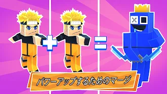 Game screenshot ヒーロークラフト マージ 3D。ラン＆バトル mod apk