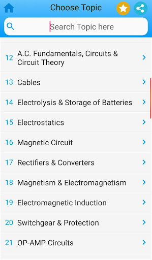 Electrical Engineering MCQs Screen 3