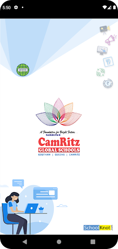 Android application CamRitz Global school App screenshort