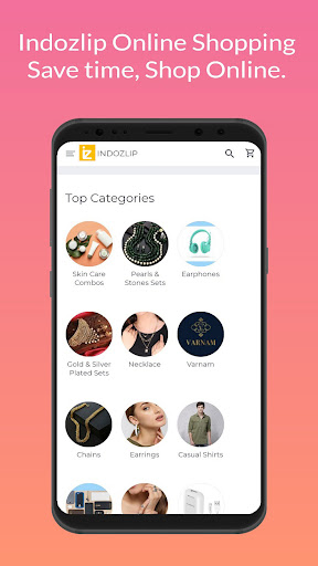 Indozlip Online Shopping App Screen 2