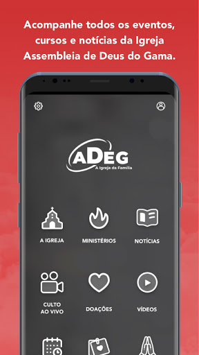 Android application ADEG-ASSEMBLEIA DE DEUS GAMA screenshort