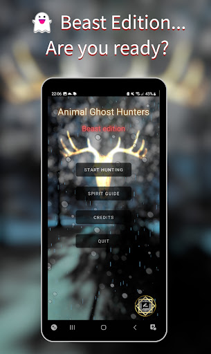 Android application Ghost hunting game - beast screenshort