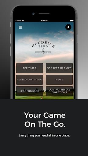 Android application Woodbine Bend Golf Course screenshort