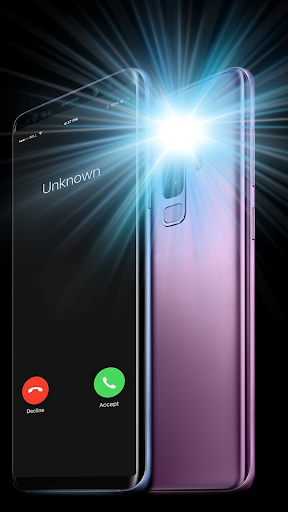 Android application Flash Alert on Call - Blinking screenshort
