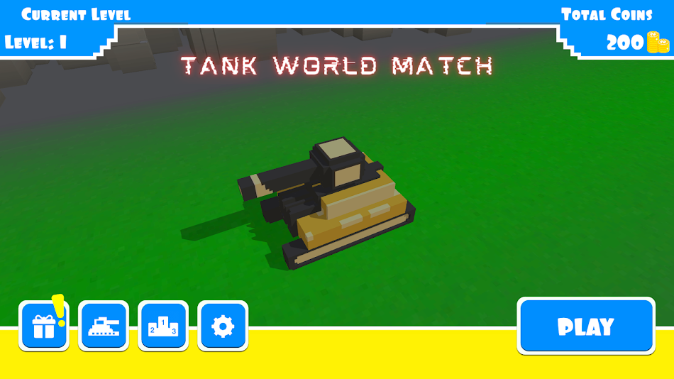 #7. Tank World Match 3D Game (Android) 作者: Rocket Gaming