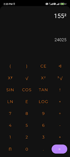 Scientific Calculator Screen 3