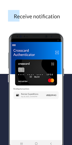Crosscard Authenticator Screen 3