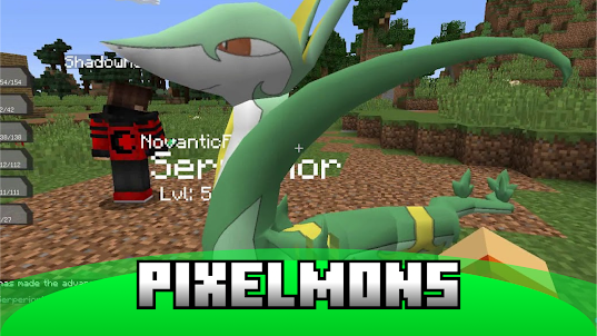 Pixelmons mod for minecraft