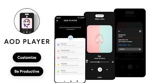 Android application AOD Music Player screenshort