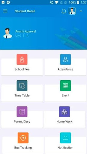 Android application GCA PUBLIC SCHOOL screenshort
