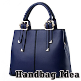 The idea of a woman's handbag icon