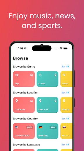Radio App: Music News & Sports 2