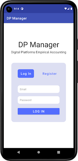 Android application DP Manager screenshort