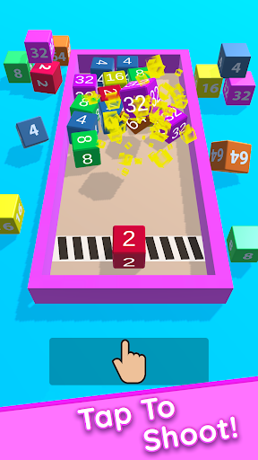 Android application Cube 2048 Merge - Puzzle Game screenshort