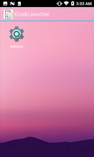 Android application Kiosk Launcher for Beta screenshort