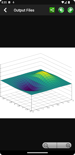 Madona: Run Matlab/Octave code Screen 2