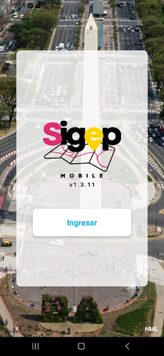 Android application SIGEP Mobile screenshort