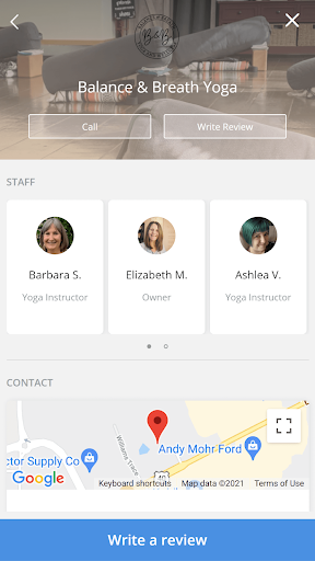 Android application Balance & Breath Yoga screenshort
