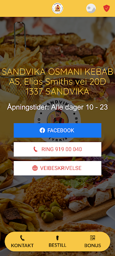 Sandvika Osmani Tyrkisk Kebab Screen 2