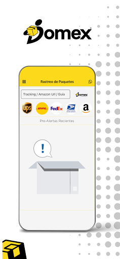 Android application Domex Courier screenshort