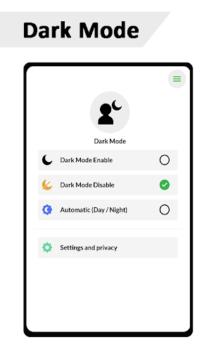 Dark Mode - Night Mode Screenshot 2 - AppWisp.com