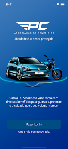 Android application PC Associado screenshort