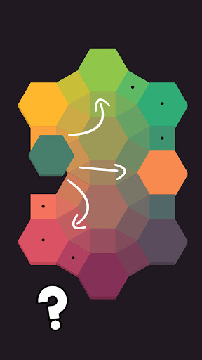Android application Gradient Sort Hue Game screenshort