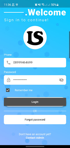Android application Point IS screenshort
