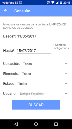 Gestor de Calidad (GdQ) Screen 3