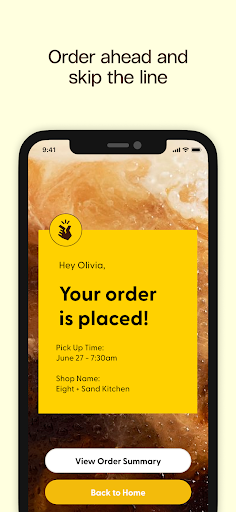 Android application Odeko - Order Local Coffee screenshort
