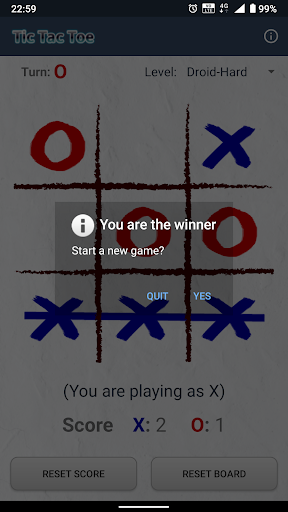 Tic Tac Toe Screen 3