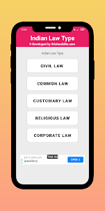 Indian Law Types