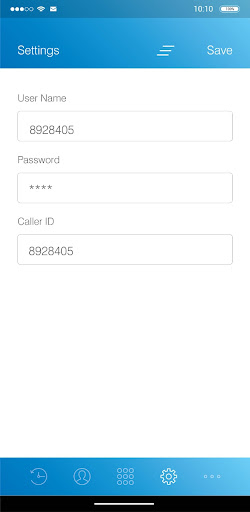 Hanifone Dialer Screen 2