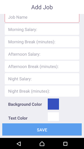 Schedule Screen 3