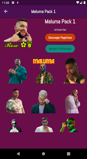 Maluma Stickers