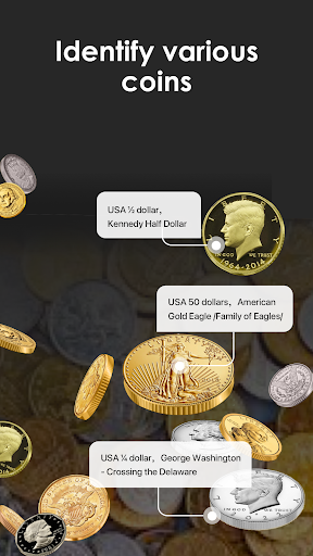 Android application iCoin - Identify Coins Value screenshort