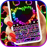 Colorful Hearts Keyboard Theme icon
