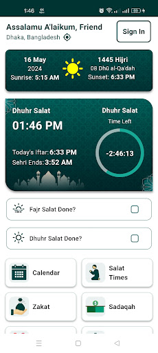 App screenshot