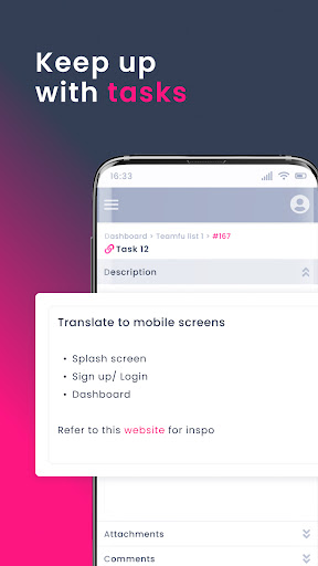 Teamfu mobile Screen 3