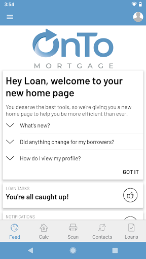 Android application OnTo Mortgage screenshort