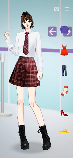 Android application Model Dressup (Girl Version) screenshort